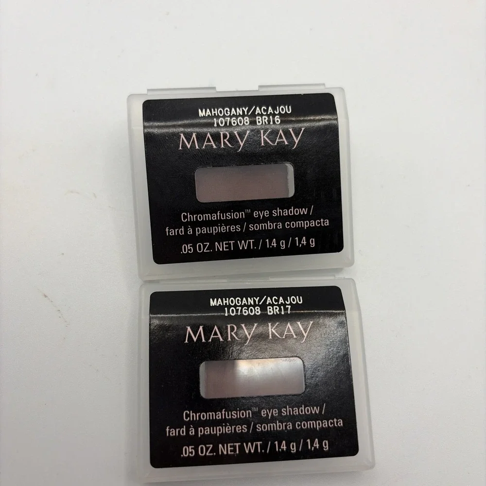 Mary Kay CHROMAFUSION EYE SHADOW 0.05 Oz Mahogany 107608 Lot Of 2 New